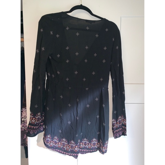 Adorable romper with drawstring waist - Picture 2 of 3